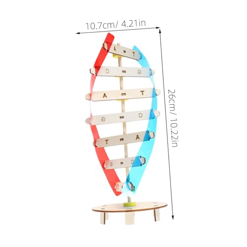 CLISPEED DNA Modellbausatz DIY Doppelhelix Lernspielzeug für Schüler Interaktives Wissenschaftsset zur Biologischer Konzepte Handmontierbares Genetikmodell für Unterricht und Experiment von CLISPEED