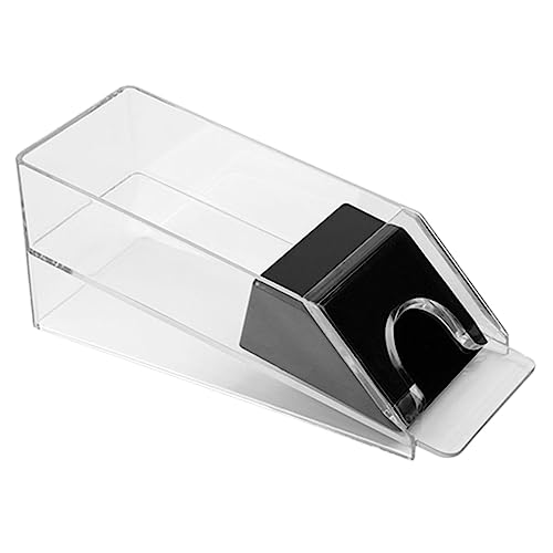 CLISPEED Dealer Dispenser Queue Mischen Poker Deck Dealing Shoe Karten Dealing Machine Kartenzubehör Kartenversorgung Acryl Transparent von CLISPEED