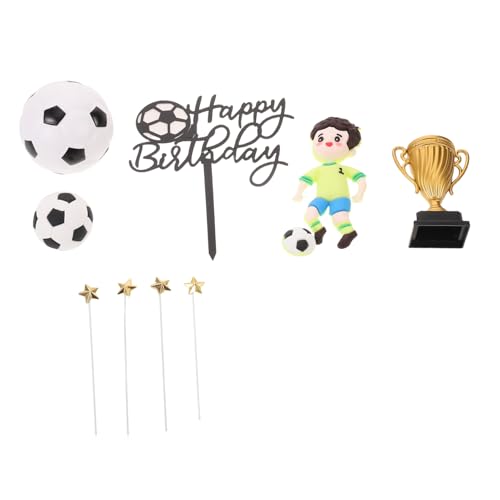 CLISPEED Deko Teilig Kunststoff Fußballspieler Figuren Sternen Stabile Cake Topper für Sport Motto Geburtstagsfeiern Wiederverwendbar Detailreich Vielseitig Einsetzbar CLISPEED Deko Teilig Kunststoff Fußballspieler Figuren Sternen Stabile Cake Topper für Sport Motto Geburtstagsfeiern Wiederverwendbar Detailreich Vielseitig Einsetzbar von CLISPEED