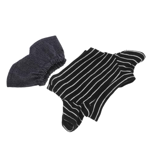 CLISPEED Delikates Bären Puppenkleidungsset mit Shirt und Hose für Mädchen Bärenkostüm Vielseitig für Geburtstagsfeiern und Familientreffen Einfaches Ausziehen Niedliche Puppenkleidung von CLISPEED