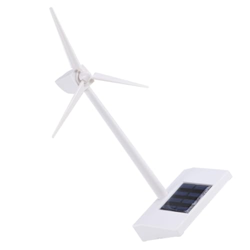 CLISPEED Desktop Windkraftanlage Modell Solarbetriebene Windmühle aus Abs für Bildung und Spaß für Büro und Wohnzimmer Einfache Montage ohne Kleber oder Batterien CLISPEED Desktop Windkraftanlage Modell Solarbetriebene Windmühle aus Abs für Bildung und Spaß für Büro und Wohnzimmer Einfache Montage ohne Kleber oder Batterien von CLISPEED