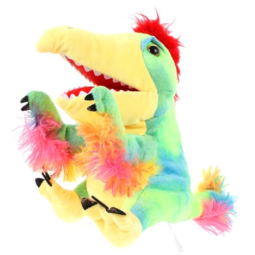 CLISPEED Dinosaurier Handpuppe Kreatives Dino für Realistische Tier Handpuppe zum Geschichtenerzählen Interaktives Eltern Junge Mädchen Rollenspiel Fördert Kreativität und Kommunikation von CLISPEED