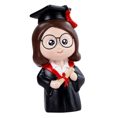 CLISPEED Doktor Backkuchen -Ornamente Kuchendeckel Puppe Party Abschlusstortenverzierungen Arzt schreibtisch dekoration schlafzimmer deko Dekoration der Abschlusstorte Grad Dekoration Harz von CLISPEED
