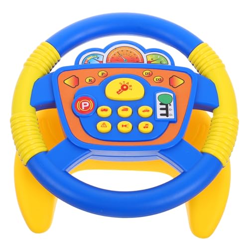 CLISPEED Drehbares Kinderlenkrad mit Musik und Licht Simuliertes Fahrspielzeug für Kleinkinder Vielseitiger U Förmiger Sockel Fördert Feinmotorik und Hand Augen Koordination Robustes CLISPEED Drehbares Kinderlenkrad mit Musik und Licht Simuliertes Fahrspielzeug für Kleinkinder Vielseitiger U Förmiger Sockel Fördert Feinmotorik und Hand Augen Koordination Robustes von CLISPEED