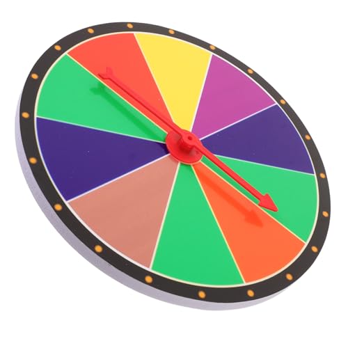 CLISPEED Drehbares Preisrad zum Drehen für Kinderparty DIY Rotierendes Gewinnrad für Pädagogisches Party Spielzubehör Langlebiges und Sicheres Party Accessoire von CLISPEED