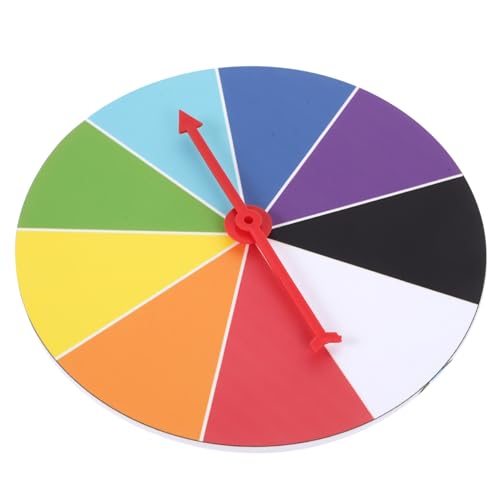 CLISPEED Editable und Abwischbares Preisrad Drehbar für Party Spiel Deko Selbstgestalten Kompakt und Tragbar für Mehr Spaß von CLISPEED