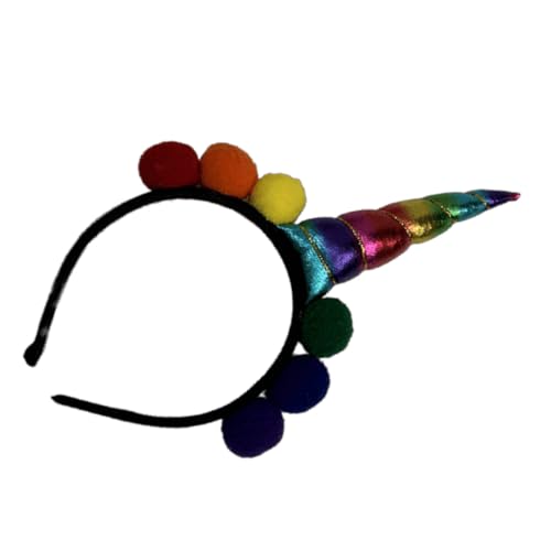 CLISPEED Einhorn Haarreif mit Buntem Pom Pom Leichtes Party Kopfschmuck für Damen und Mädchen Bequemes und Modisches Stirnband für Karneval Halloween Mottofeste und Geburtstagsfeiern CLISPEED Einhorn Haarreif mit Buntem Pom Pom Leichtes Party Kopfschmuck für Damen und Mädchen Bequemes und Modisches Stirnband für Karneval Halloween Mottofeste und Geburtstagsfeiern von CLISPEED