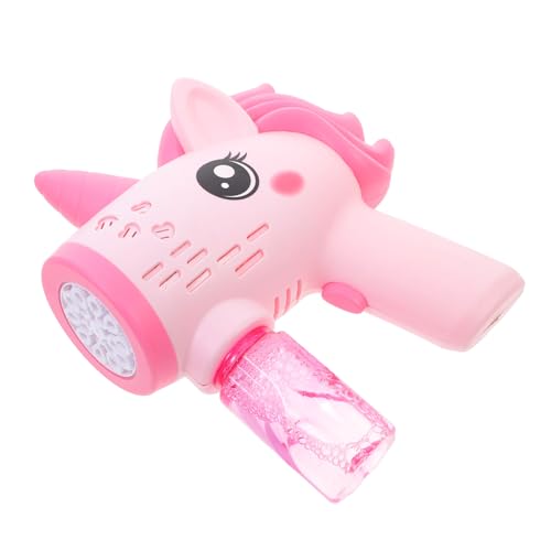 CLISPEED Einhorn Seifenblasenmaschine für Automatische Blasenmacher für Innen und Außen Tragbar und Batteriefrei für Sommerpartys und Hochzeiten Blasenkapazität CLISPEED Einhorn Seifenblasenmaschine für Automatische Blasenmacher für Innen und Außen Tragbar und Batteriefrei für Sommerpartys und Hochzeiten Blasenkapazität von CLISPEED
