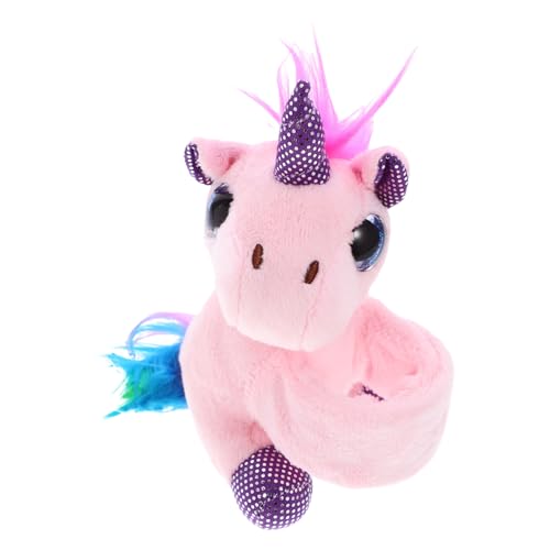 CLISPEED Einhornarmbandspielzeug Einhornplüsch Süße Slap-armbänder Rosa Party Ästhetisch Mädchen Einhorn Handgelenk Band Snap Einhorn Schlagarmbänder Spielzeugtier Pp Baumwolle CLISPEED Einhornarmbandspielzeug Einhornplüsch Süße Slap-armbänder Rosa Party Ästhetisch Mädchen Einhorn Handgelenk Band Snap Einhorn Schlagarmbänder Spielzeugtier Pp Baumwolle von CLISPEED
