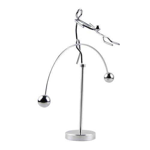 CLISPEED Eisenkunst Desktop Deko Stabile Basis Kreatives Design Physik Lernspielzeug für Büro und Wissenschaft von CLISPEED