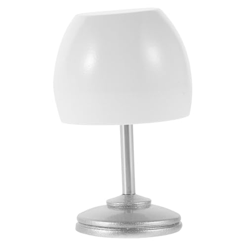 CLISPEED Elegante Tischlampe Creme für DIY Szenenbau Realistische Möbel für Kreative Arrangements Miniaturräumen von CLISPEED