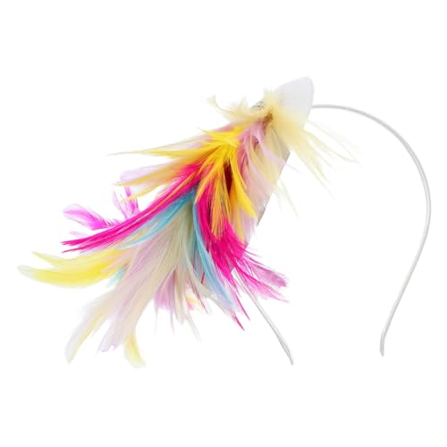 CLISPEED Eleganter Federverzierter Mini Hut Haarklammer und Haarreif Leichtes Multifunktionales Braut und Party Accessoire für Hochzeit Fotoshooting und Festliche Anlässe CLISPEED Eleganter Federverzierter Mini Hut Haarklammer und Haarreif Leichtes Multifunktionales Braut und Party Accessoire für Hochzeit Fotoshooting und Festliche Anlässe von CLISPEED