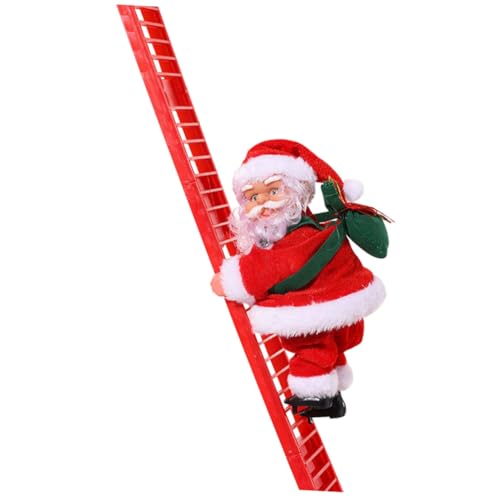 CLISPEED Elektrische Kletternde Weihnachtsmann Figur mit Leiter Rote Weihnachtsdekoration für Fenster und Fotorequisiten Beweglicher Nikolaus für Festliche Weihnachtsfeier Zuhause CLISPEED Elektrische Kletternde Weihnachtsmann Figur mit Leiter Rote Weihnachtsdekoration für Fenster und Fotorequisiten Beweglicher Nikolaus für Festliche Weihnachtsfeier Zuhause von CLISPEED