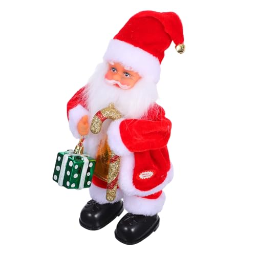 CLISPEED Elektrische Weihnachtsmann Musik und Beweglichen Gelenken Interaktive Weihnachtsdeko für Festliche Tisch Wohnraumdekoration zur Weihnachtsfeier CLISPEED Elektrische Weihnachtsmann Musik und Beweglichen Gelenken Interaktive Weihnachtsdeko für Festliche Tisch Wohnraumdekoration zur Weihnachtsfeier von CLISPEED