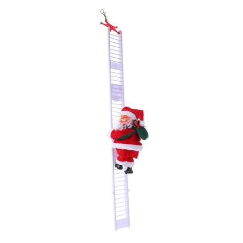 CLISPEED Elektrischer Kletter Weihnachtsmann mit Musik Teiliges Weihnachtsdeko und Automatische Leiterkletterfunktion Festliche Tischdekoration für Party CLISPEED Elektrischer Kletter Weihnachtsmann mit Musik Teiliges Weihnachtsdeko und Automatische Leiterkletterfunktion Festliche Tischdekoration für Party von CLISPEED