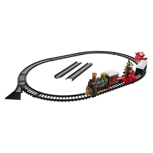 CLISPEED Elektrischer Weihnachtszug mit Lichtern und Musik Vintage Lokomotive unter Weihnachtsbaum Kreatives Kinderspielzeug für Mädchen und Jungen Einfache Montage CLISPEED Elektrischer Weihnachtszug mit Lichtern und Musik Vintage Lokomotive unter Weihnachtsbaum Kreatives Kinderspielzeug für Mädchen und Jungen Einfache Montage von CLISPEED