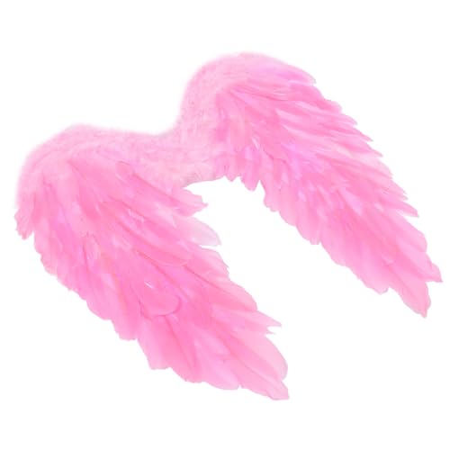 CLISPEED Engelsflügel Deko Rosa Kostüm Flügel Federflügel Bühnenrequisite für Foto Party Weihnachten CLISPEED Engelsflügel Deko Rosa Kostüm Flügel Federflügel Bühnenrequisite für Foto Party Weihnachten von CLISPEED