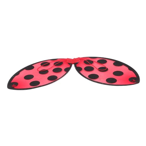 CLISPEED Faltbare Marienkäferflügel für Kostümflügel für Fasching Karneval Bühnenauftritte Sicheres Tragbares Zubehör für Kreative Auftritte Zufällige Farbe von CLISPEED