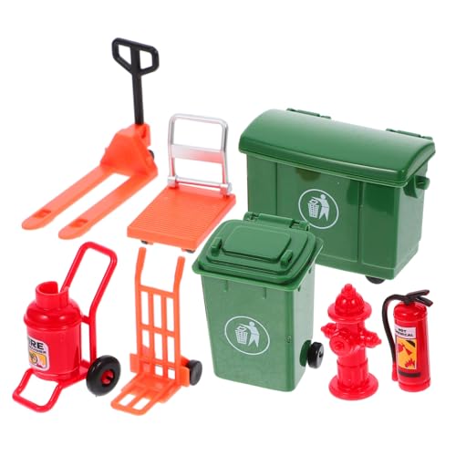 CLISPEED Feuerwehrspielzeug Set Realistisches Rollenspielset für Jungen und Mädchen Feuerwehrwerkzeuge und Orangefarbene Spielzeuge Fördert Kreatives und Soziale Interaktion von CLISPEED