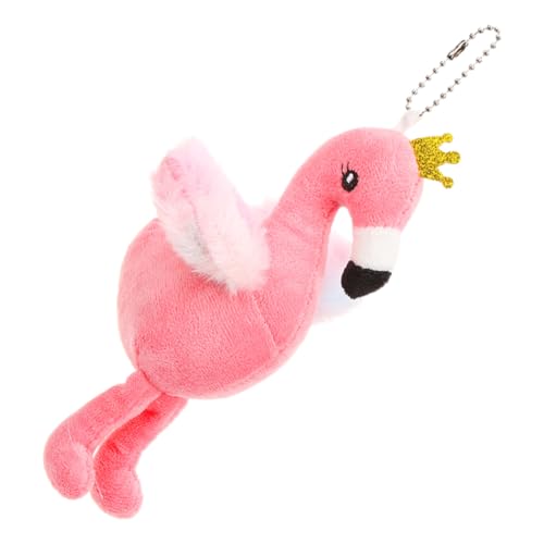 CLISPEED Flamingo Kuscheltier Niedlich Kleines Vogelplüschtier für Mädchen Kuschelspielzeug Fördert Kreativität und Motorische Fähigkeiten als Babyparty Dekoration von CLISPEED