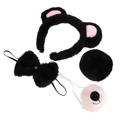 CLISPEED Flauschiges Bärenohren Stirnband Kuscheliges Kopfbedeckung Accessoire für Frauen Party Cosplay Halloween Tierkostüm Kopfhaarband für Erwachsene CLISPEED Flauschiges Bärenohren Stirnband Kuscheliges Kopfbedeckung Accessoire für Frauen Party Cosplay Halloween Tierkostüm Kopfhaarband für Erwachsene von CLISPEED