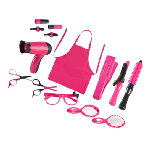 CLISPEED Friseur Set für Leichtes Sicheres Friseurzubehör aus Langlebigem für Rollenspiele Party Kindgerechtes Salon Spielset von CLISPEED