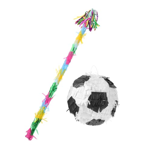 CLISPEED Fußball Pinata Teilig mit und Fußball zum Befüllen Partydeko für Kindergeburtstag und Bridal Shower Mexikanisches Karnevalsspiel Geschenkidee und Mitgebsel CLISPEED Fußball Pinata Teilig mit und Fußball zum Befüllen Partydeko für Kindergeburtstag und Bridal Shower Mexikanisches Karnevalsspiel Geschenkidee und Mitgebsel von CLISPEED