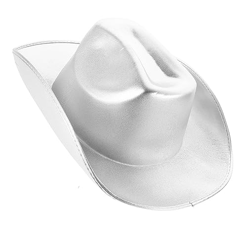 CLISPEED Goldene Cowboyhut Für Partys Unisex Western Style Hut Mit Verstellbarem Band Für Halloween Cosplay Und Mottopartys CLISPEED Goldene Cowboyhut Für Partys Unisex Western Style Hut Mit Verstellbarem Band Für Halloween Cosplay Und Mottopartys von CLISPEED