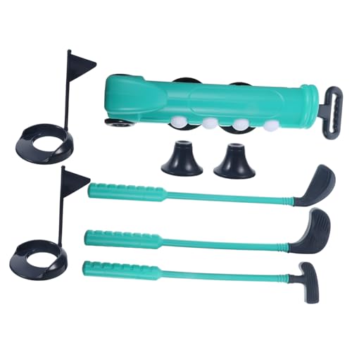 CLISPEED Golfset Golfspielzeug für Drinnen und Draußen Kindgerechte Golfschläger mit Buntem Design Robustes Outdoor Motorik Vorstellungskraft und Eltern Junge Mädchen Aktivitäten von CLISPEED