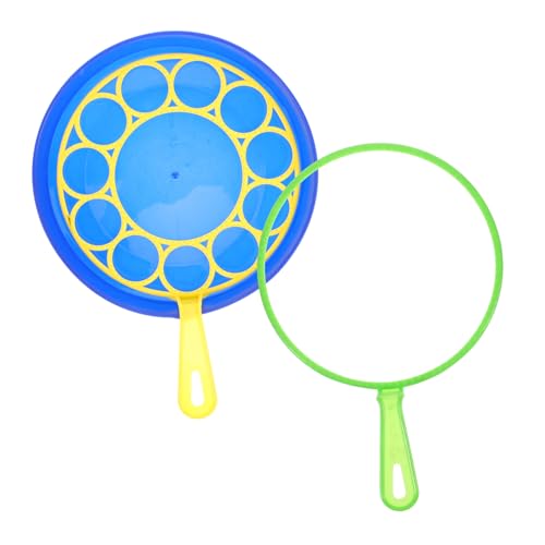 CLISPEED Großes Seifenblasen Set mit Bubble Wands und Tablett Leichtes Abs Material Sicher für Sommer Outdoor Spiel und Kindergeburtstag Einfach zu Halten und Mehrfach Blasen Erzeugend von CLISPEED