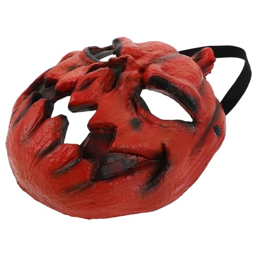 CLISPEED Gruselige Kürbismaske aus Pu- Verstellbar und Leicht Komfortable Halloween-cosplay-gesichtsmaske für Erwachsene für Partys und Horror-events CLISPEED Gruselige Kürbismaske aus Pu- Verstellbar und Leicht Komfortable Halloween-cosplay-gesichtsmaske für Erwachsene für Partys und Horror-events von CLISPEED