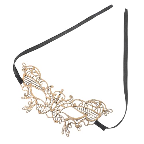 CLISPEED Halbgesichts spitzen augenmaske Schmetterlingsdesign Venezianische Maske Damen Cosplay Masquerade Party Kostüm Verstellbare Bänder Komfortabler Sitz von CLISPEED