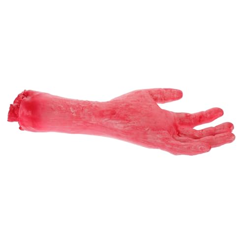CLISPEED Halloween Deko Fake Abgetrennte Hand Modell Blutige Gebrochene Hand Dekoration Für Gruselige Halloween Party Und Streichspielzeug von CLISPEED