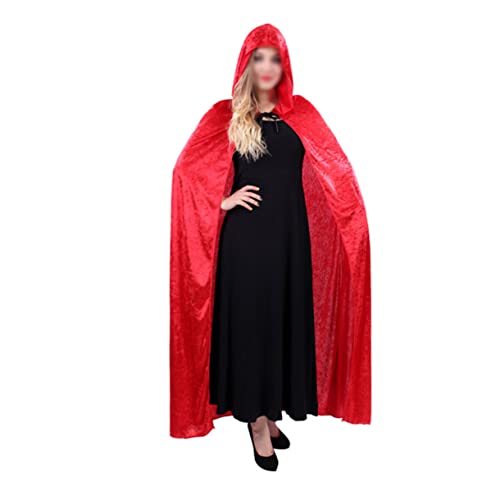 CLISPEED Halloween Hexenumhang mit Zaubererkostüm für Cosplay Maskerade Partys für Hexen Verarbeitung Auffällig von CLISPEED