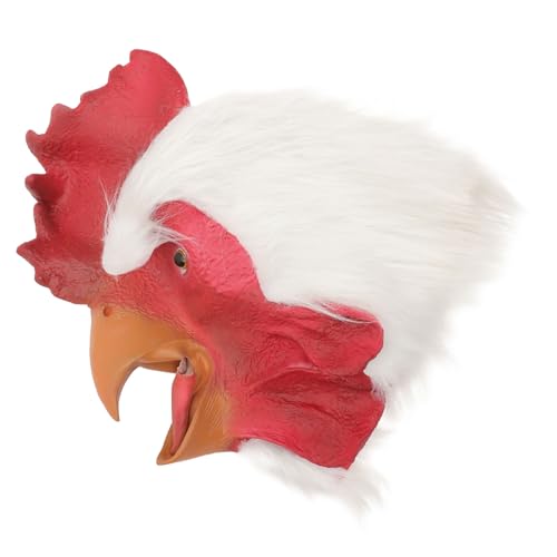 CLISPEED Halloween Maske für Kostümparty Realistische Hahnen Kopfbedeckung für Halloween Karneval und Themenfeiern CLISPEED Halloween Maske für Kostümparty Realistische Hahnen Kopfbedeckung für Halloween Karneval und Themenfeiern von CLISPEED
