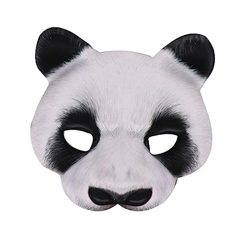 CLISPEED Halloween Panda Maske Cosplay Tiermaske Eva Material Kostüm Zubehör für Halloween Karneval Party Geeignet für Verschiedene Altersgruppen von CLISPEED