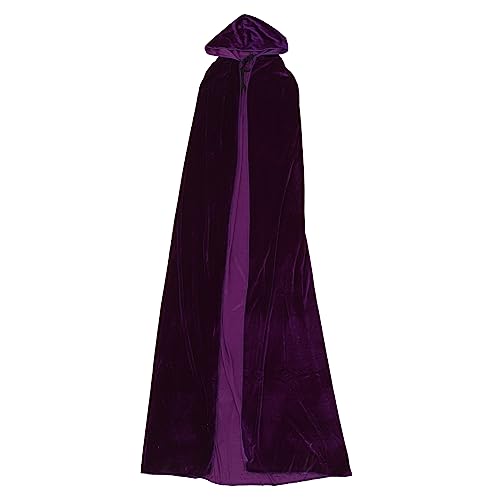 CLISPEED Halloween Umhang für Cosplay Unisex Kreatives Party Cape Hochwertigem Samt für Halloween Rollenspiele und Kostümpartys von CLISPEED