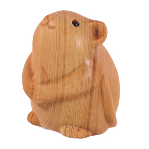 CLISPEED Hamstermodell aus Holz gemacht drinnen Dekorationen Mini Ornamente Hamsterfigur Tierdekoration aus Holz Holzgeschnitzte Hamsterstatue Holztierhandwerk hölzern Light CLISPEED Hamstermodell aus Holz gemacht drinnen Dekorationen Mini Ornamente Hamsterfigur Tierdekoration aus Holz Holzgeschnitzte Hamsterstatue Holztierhandwerk hölzern Light von CLISPEED