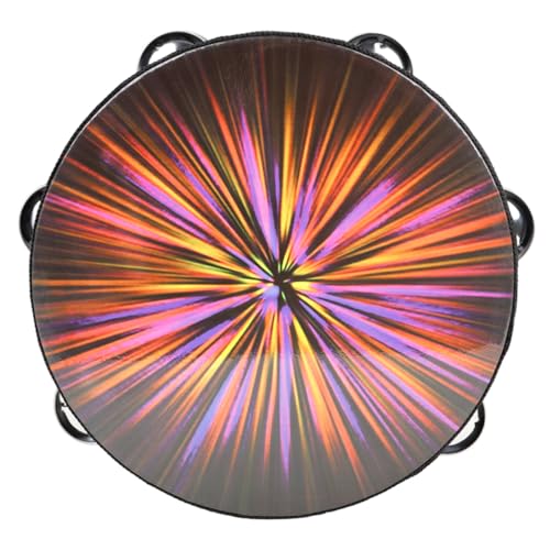 CLISPEED Handheld Jingle Bells Tambourine Doppelte Reihe Handtrommel für Bühnenauftritte Langlebiges Material Klarer Hochwertiges Design CLISPEED Handheld Jingle Bells Tambourine Doppelte Reihe Handtrommel für Bühnenauftritte Langlebiges Material Klarer Hochwertiges Design von CLISPEED