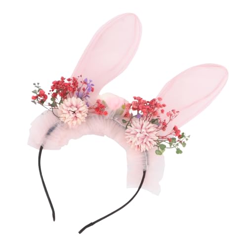 CLISPEED Hasenohren Haarreif Leichtes Blumen Haarschmuck Party Kostüm Stirnband für Mädchen Karneval Karneval Fasching Zubehör CLISPEED Hasenohren Haarreif Leichtes Blumen Haarschmuck Party Kostüm Stirnband für Mädchen Karneval Karneval Fasching Zubehör von CLISPEED