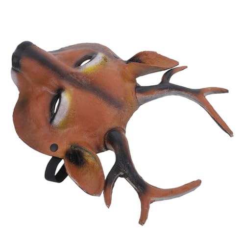 CLISPEED Hirschmaske für Halloween und Weihnachten Realistische PU Cosplay Requisite für Partys und Festlichkeiten Vielseitig Einsetzbar und Wiederverwendbar CLISPEED Hirschmaske für Halloween und Weihnachten Realistische PU Cosplay Requisite für Partys und Festlichkeiten Vielseitig Einsetzbar und Wiederverwendbar von CLISPEED