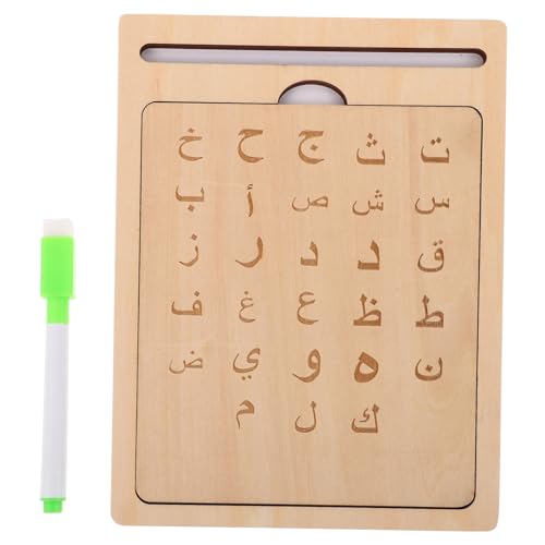 CLISPEED Holz Arabisch Alphabet Lernbrett für Kleinkinder Montessori Schreibtafel Teiliges zum Schreiben und Nachzeichnen Vielseitiges Lernspielzeug für Frühe Sprachförderung CLISPEED Holz Arabisch Alphabet Lernbrett für Kleinkinder Montessori Schreibtafel Teiliges zum Schreiben und Nachzeichnen Vielseitiges Lernspielzeug für Frühe Sprachförderung von CLISPEED