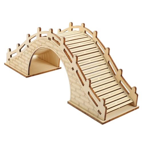 CLISPEED Holz Bausatz Arch Bridge für DIY Handarbeit Lernspielzeug Pädagogisches Holzbrücke Modell Motorische Fähigkeiten Fördernd Dekoratives Kinderzimmer Ornament von CLISPEED