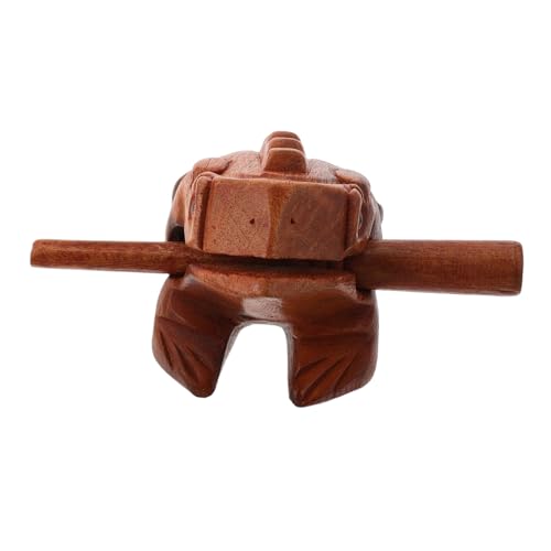 CLISPEED Holz Frosch Musikinstrument mit Kratzstab Kompakt und Robust Klarer für Anfänger und Musikalische Früherziehung Handgefertigtes Tierinstrument aus Tragbar für Unterwegs CLISPEED Holz Frosch Musikinstrument mit Kratzstab Kompakt und Robust Klarer für Anfänger und Musikalische Früherziehung Handgefertigtes Tierinstrument aus Tragbar für Unterwegs von CLISPEED