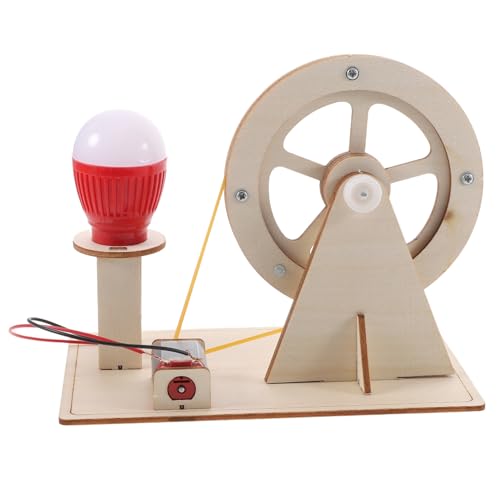 CLISPEED Holz Handkurbel Generator DIY Experiment für Pädagogisches für Wissenschaftsprojekte Handgenerator für Junge Mädchen Kreatives Lernspielzeug Konzentration und CLISPEED Holz Handkurbel Generator DIY Experiment für Pädagogisches für Wissenschaftsprojekte Handgenerator für Junge Mädchen Kreatives Lernspielzeug Konzentration und von CLISPEED
