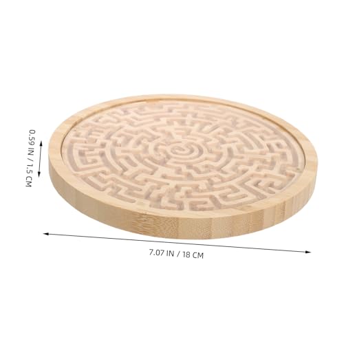 CLISPEED Holz Maze Board mit Perlenlabyrinth Pädagogisches Puzzle Spiel für Vorschulkinder Tragbares Lernspielzeug und Gleichgewicht bei Kleinkindern CLISPEED Holz Maze Board mit Perlenlabyrinth Pädagogisches Puzzle Spiel für Vorschulkinder Tragbares Lernspielzeug und Gleichgewicht bei Kleinkindern von CLISPEED