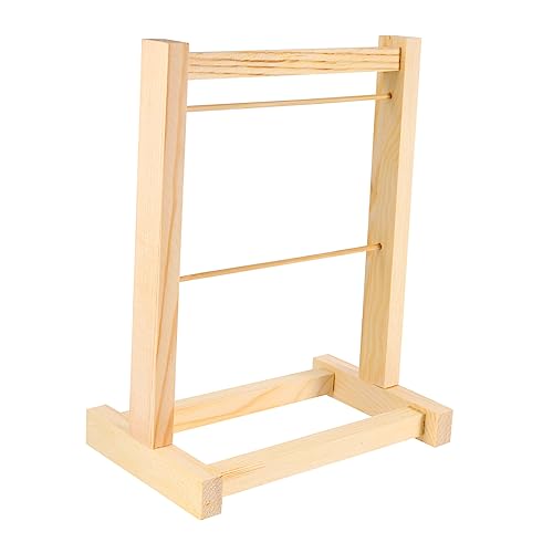 CLISPEED Holz Puppen Kleiderbügel Miniatur Kleiderständer für Puppen für Puppenmode und Zubehör Platzsparend und Sicher für Umweltfreundlichem Material Gefertigt CLISPEED Holz Puppen Kleiderbügel Miniatur Kleiderständer für Puppen für Puppenmode und Zubehör Platzsparend und Sicher für Umweltfreundlichem Material Gefertigt von CLISPEED