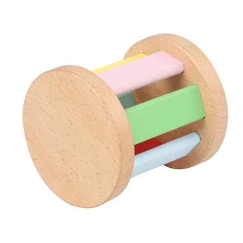 CLISPEED Holz Rassel Roller Montessori Musikinstrument für Junge Mädchen Sicheres und Leichtes Frühen Bildung für Hand Augen Koordination und Auditive Wahrnehmung CLISPEED Holz Rassel Roller Montessori Musikinstrument für Junge Mädchen Sicheres und Leichtes Frühen Bildung für Hand Augen Koordination und Auditive Wahrnehmung von CLISPEED
