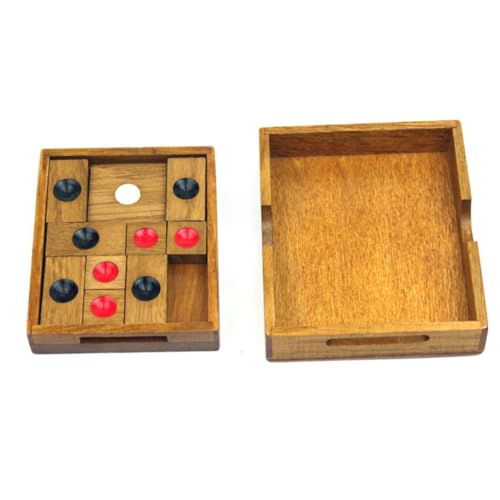 CLISPEED Holz Schachbrett Rund mit Schwarzen Weißen und Roten Punkten Pädagogisches Denkspiel für Robustes Material Glatte Oberfläche Fördert Logisches Denken Farblich Assortiert Langlebig CLISPEED Holz Schachbrett Rund mit Schwarzen Weißen und Roten Punkten Pädagogisches Denkspiel für Robustes Material Glatte Oberfläche Fördert Logisches Denken Farblich Assortiert Langlebig von CLISPEED