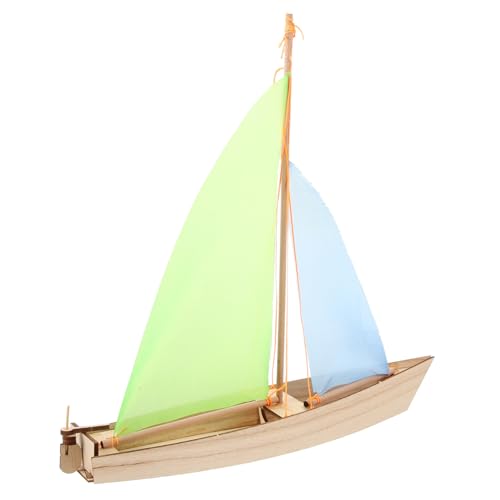 CLISPEED Holz Segelboot Modellbausatz Selbstmontage für Fördert Hand Augen Koordination Motorische Fähigkeiten Vorgeschnittene Teile Stoffsegel Farben Variabel für Kreative CLISPEED Holz Segelboot Modellbausatz Selbstmontage für Fördert Hand Augen Koordination Motorische Fähigkeiten Vorgeschnittene Teile Stoffsegel Farben Variabel für Kreative von CLISPEED